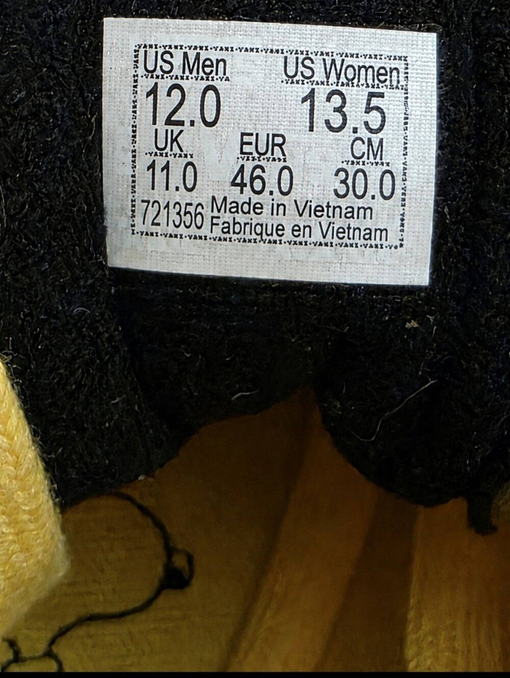Vans x Peanuts SK8 Hi Reissue Charlie Brown Yellow Men’s 12 Women's 13.5 - Picture 10 of 11